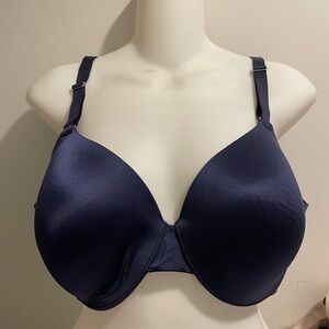 Soma Brand Women's 40C Vanishing Back Full Coverage Bra Navy Underwire